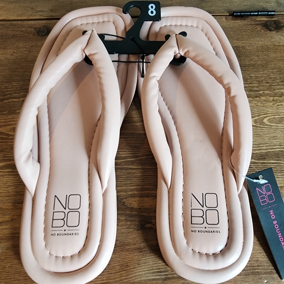 NB Pink Blush Memory Foam Flip Flops - Picture 4 of 5